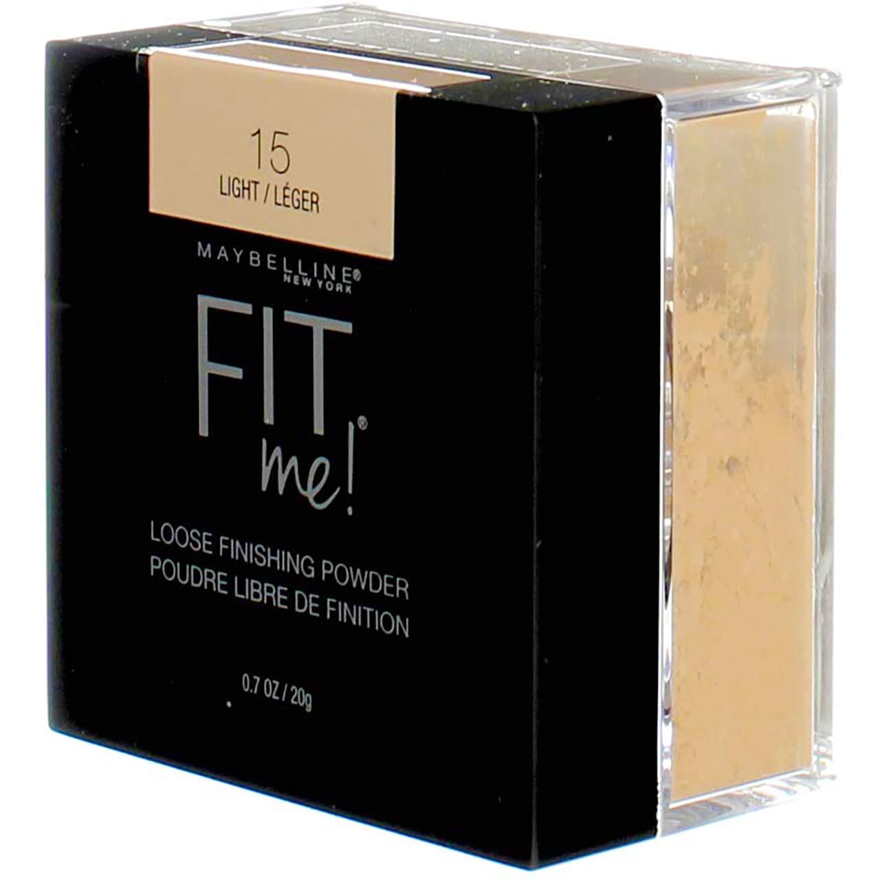 Maybelline New York Maybelline Fit Me Loose Finishing Powder, 15 Light, 0.7 oz (Pack of 2)