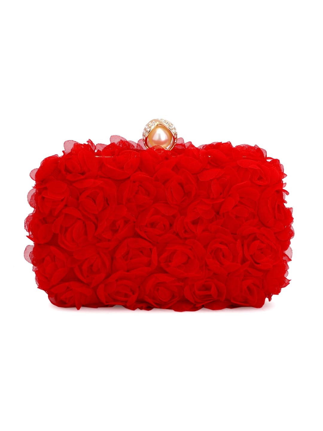 TOOBA Girl's Clutch (Multi Colors) (Red Rose)