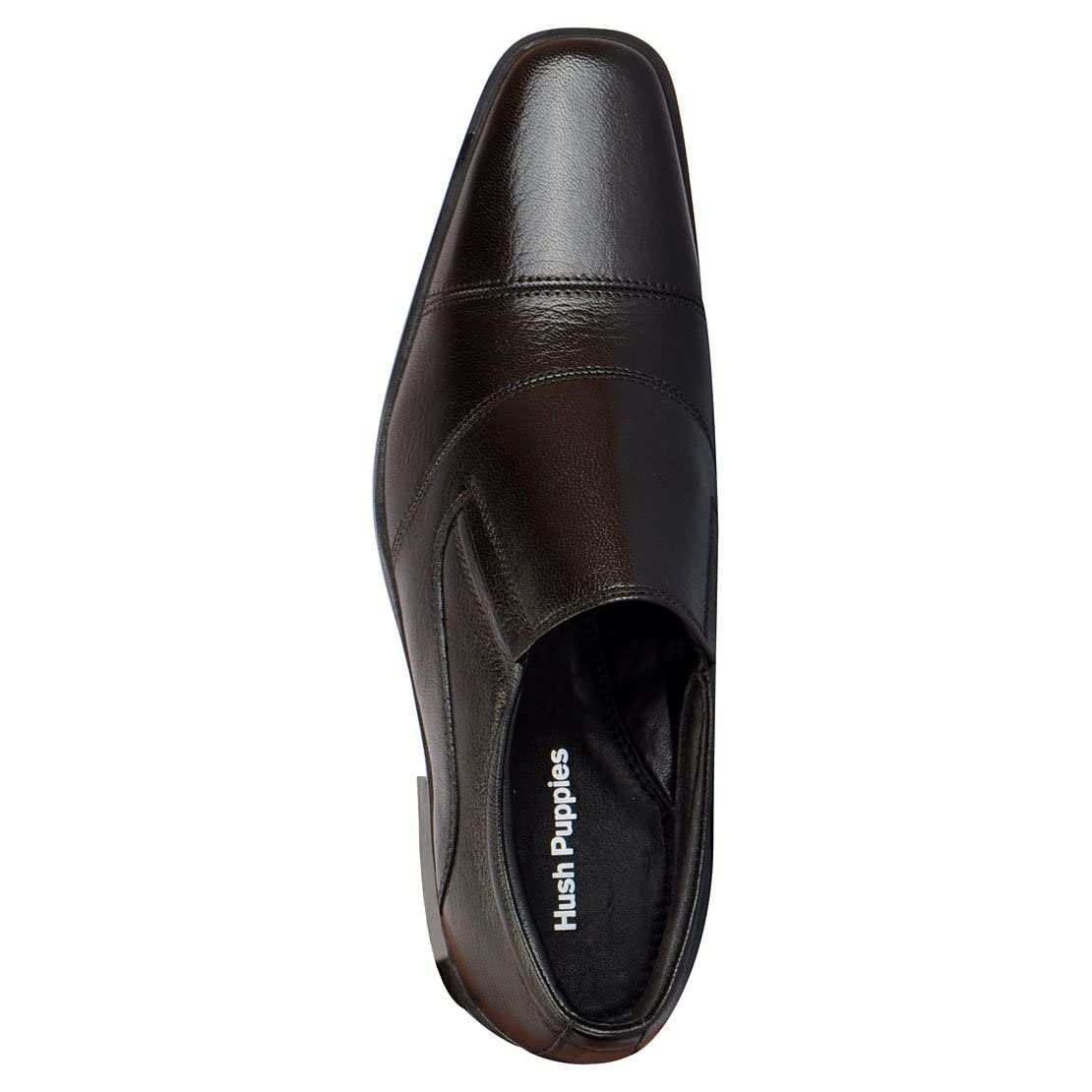 Hush Puppies Men HP02 Flex Black Loafer Formal Shoe - 12 UK
