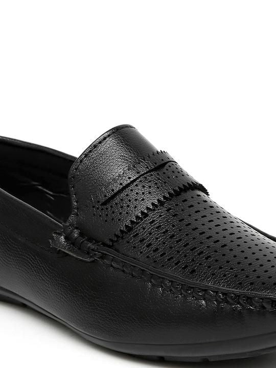 Knoos Men Laser Cuts Penny Loafers