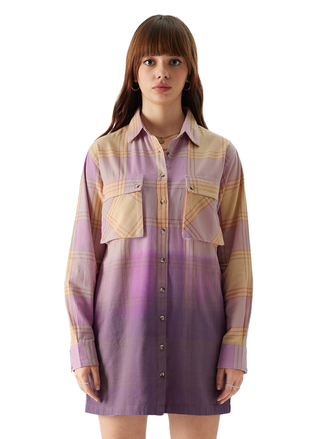 The Souled Store|Purple (Tie Dye)|Women Dresses