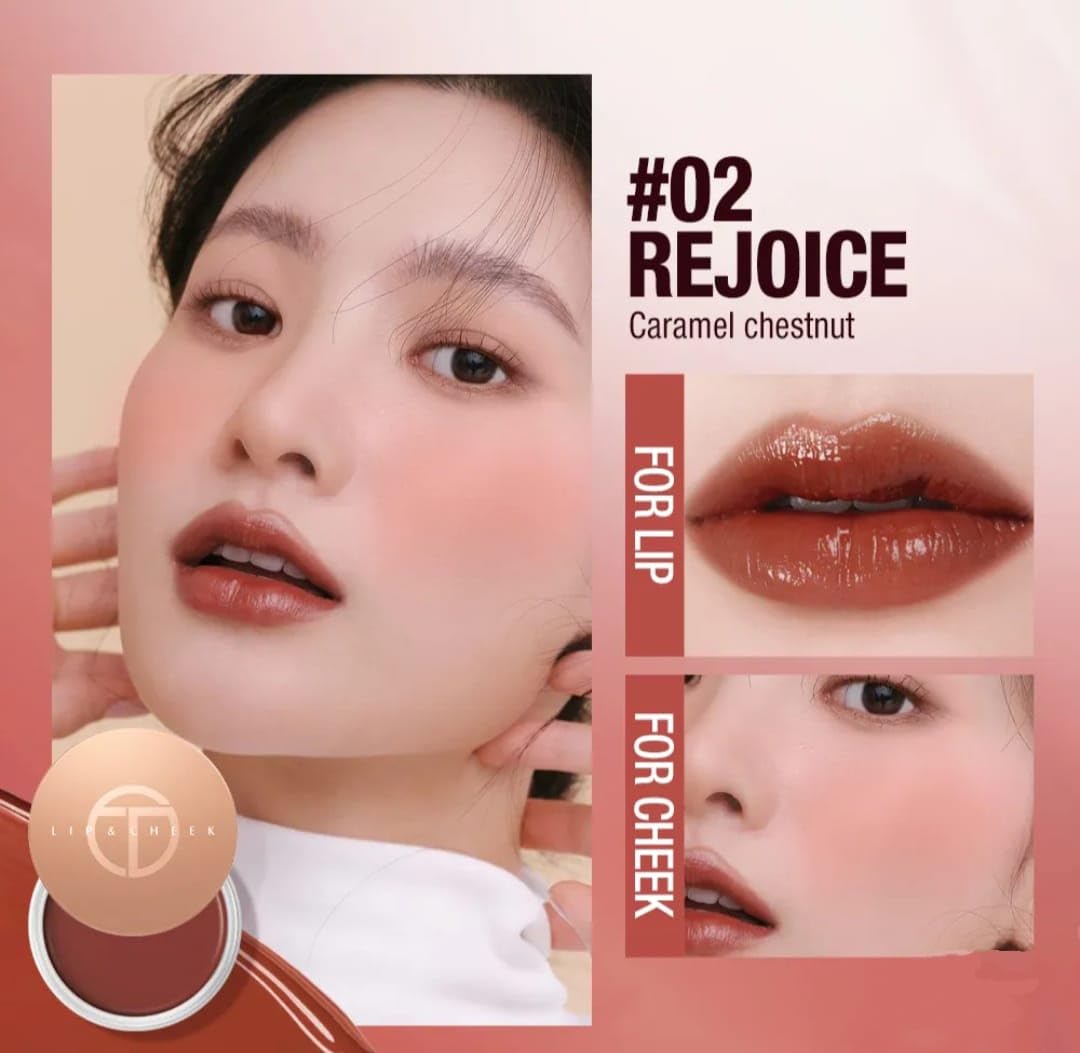 COSLUXE O TWO O 2 in 1 Hydrating Gloss Lip & Cheek Balm Semi COSLUXE O TWO O 2 in 1 Hydrating Gloss Lip & Cheek Balm Semi