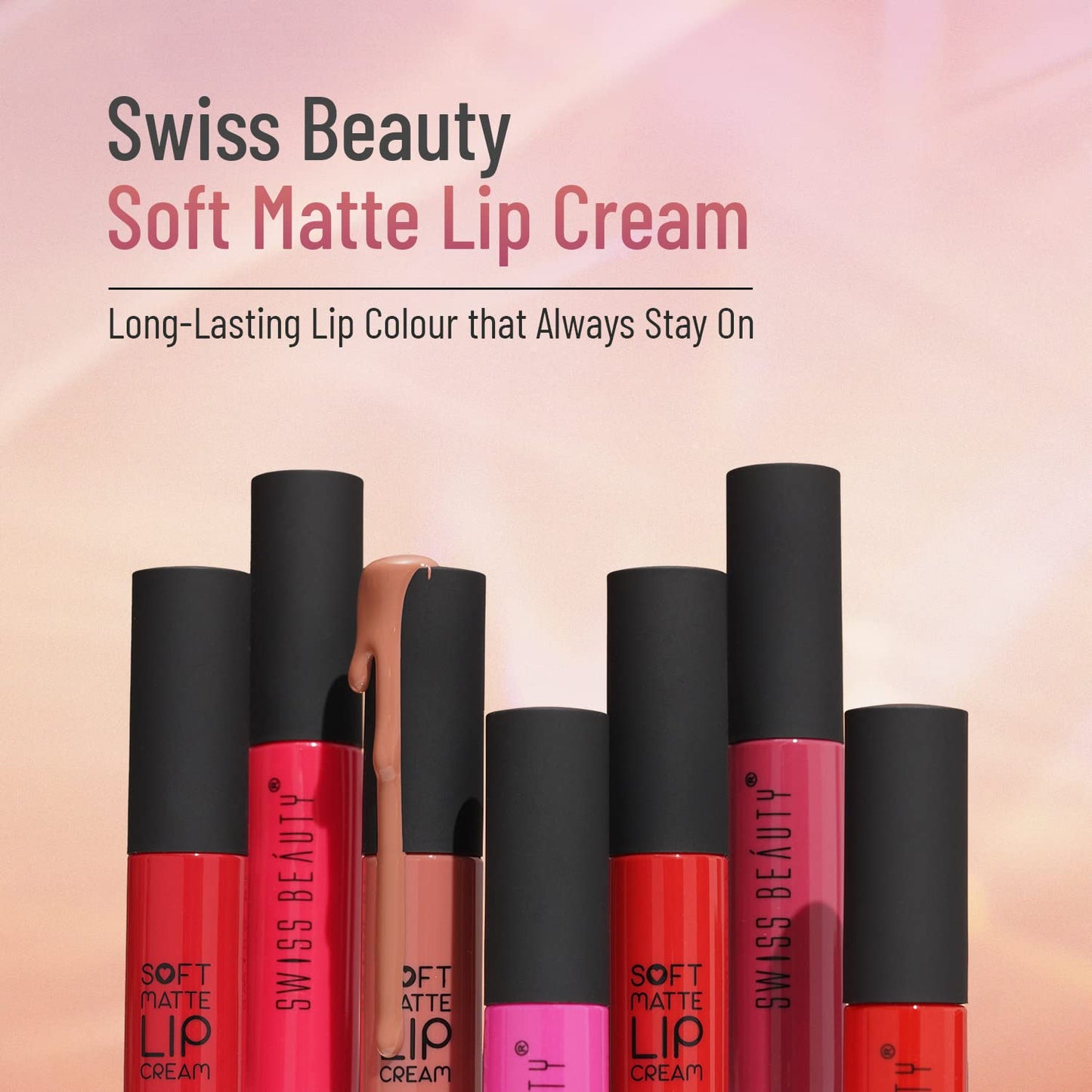 Swiss Beauty Soft Matte Lip Cream, 6ml (Brown Rust)