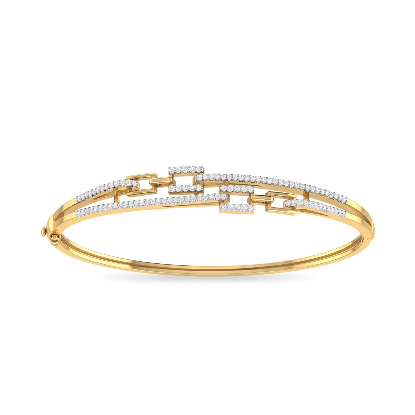 PC Jeweller 14k (585) Yellow Gold and Solitaire Bracelet for Women