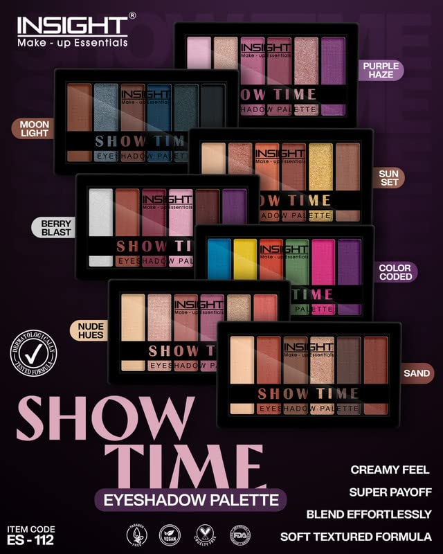 Insight Cosmetics Show Time Eyeshadow Palette_Berry Blast