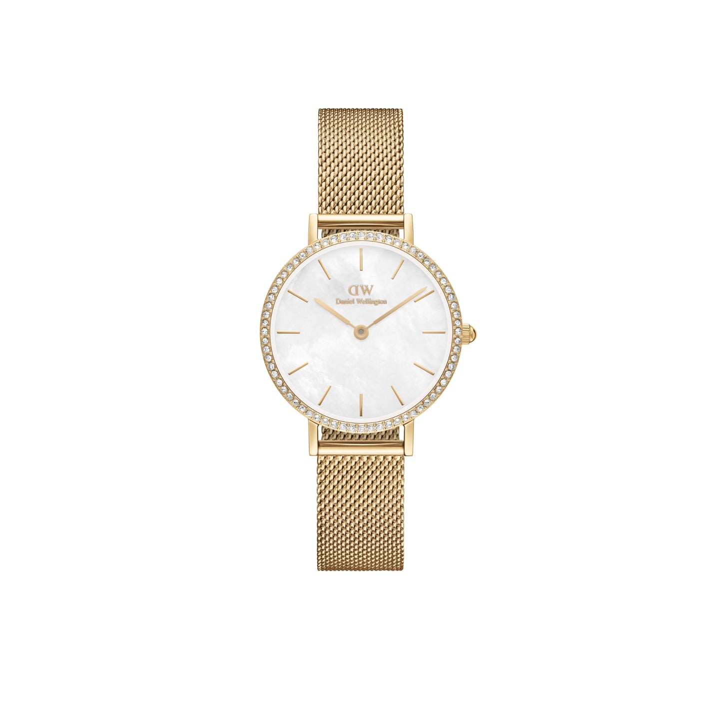 Daniel Wellington Women Analogue Mother of Pearl White Round Dial Watch- DW00100662K