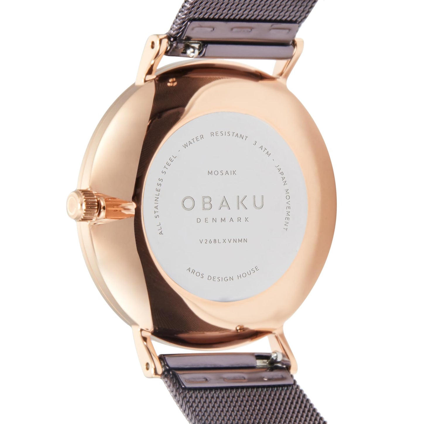 Obaku Analog Brown Dial Women's Watch-V268LXVNMN