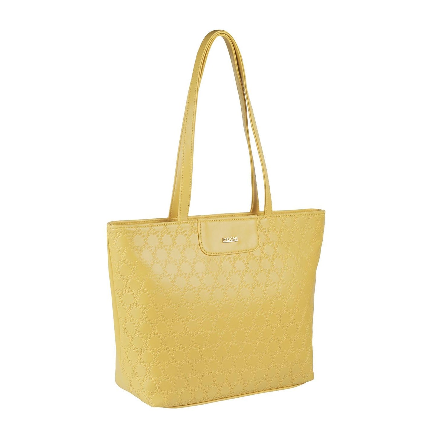 Mochi Women Yellow Tote bag