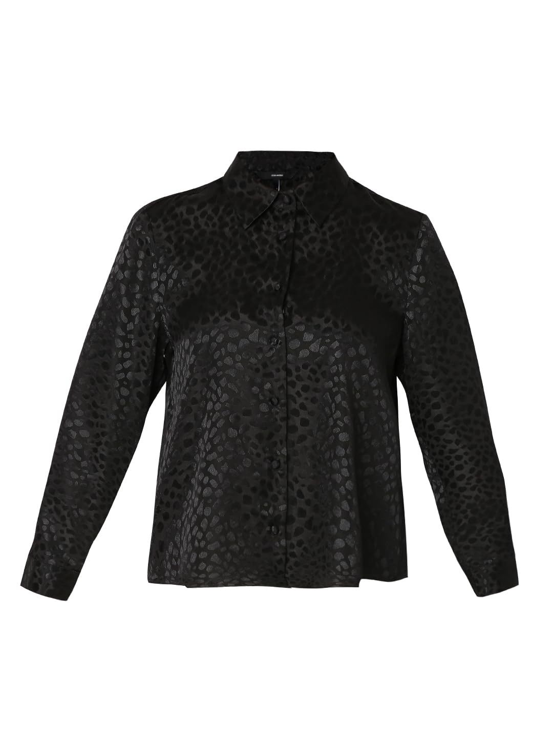 VERO MODA Women's Regular Fit Shirt (10308172- Black