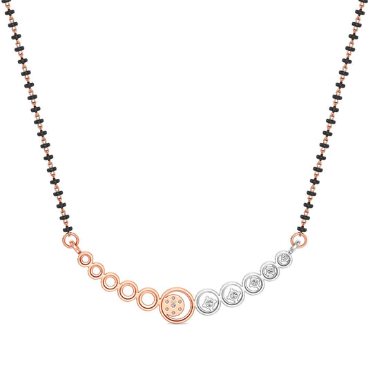 Joyalukkas 18k (750) Rose Gold and Diamond Mangalsutra for Women