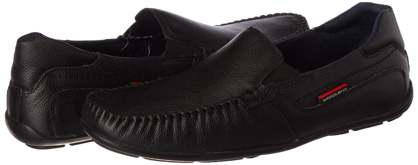 Woodland Men's Black Leather Casual Shoe-10 UK (44 EU) (GC 4430022)