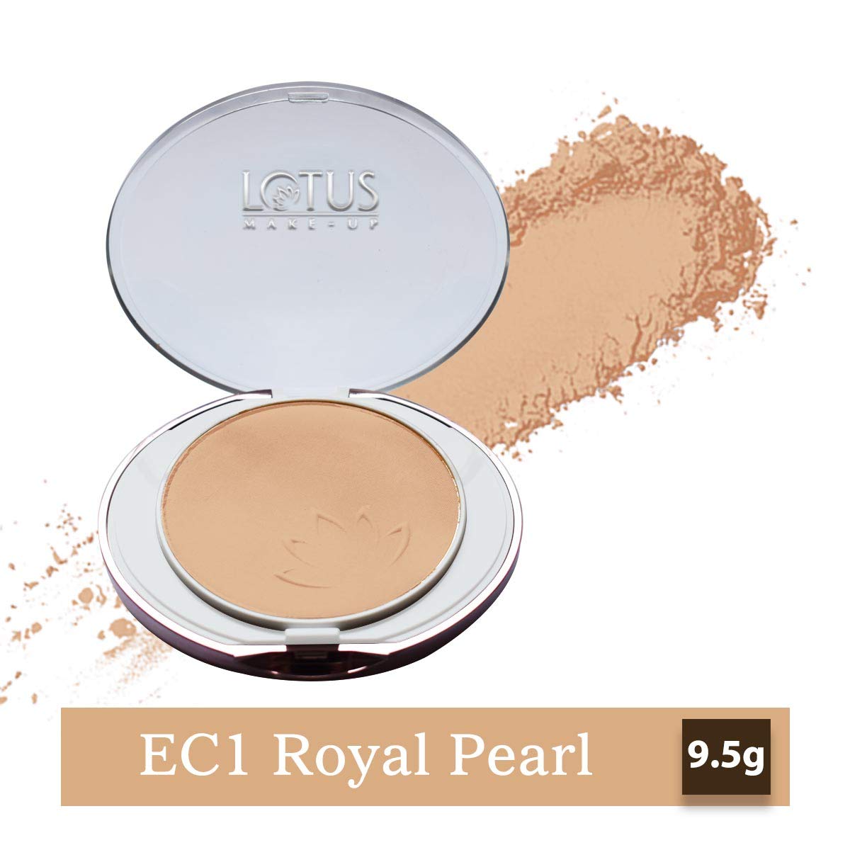 Lotus Make-Up Ecostay Ideal Finish Pressed Powder Royal Pearl, Royal Pearl, 9.5 g