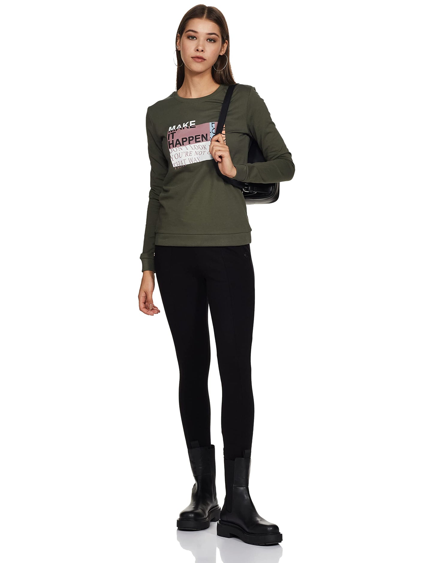 Max Women Sweatshirt Olive Green