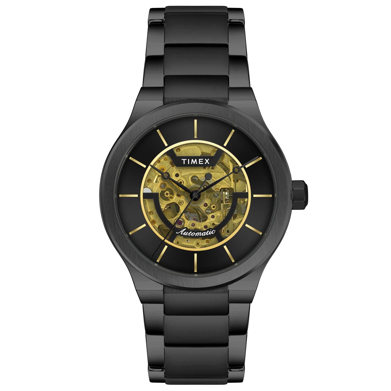 TIMEX Automatic Analog Black Dial Men's Smart Watch - TWEG20900
