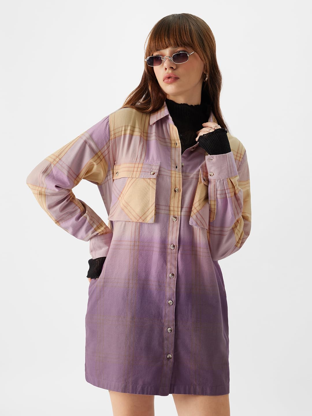 The Souled Store|Purple (Tie Dye)|Women Dresses