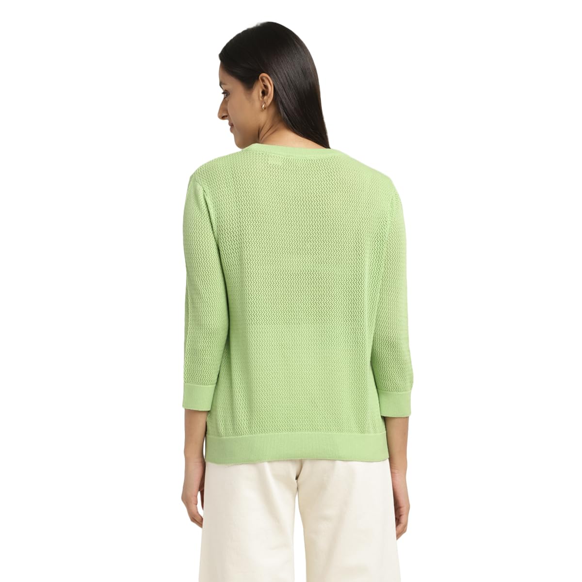 Levi's Women's Cotton Modern Sweater (A9198-0001_Green