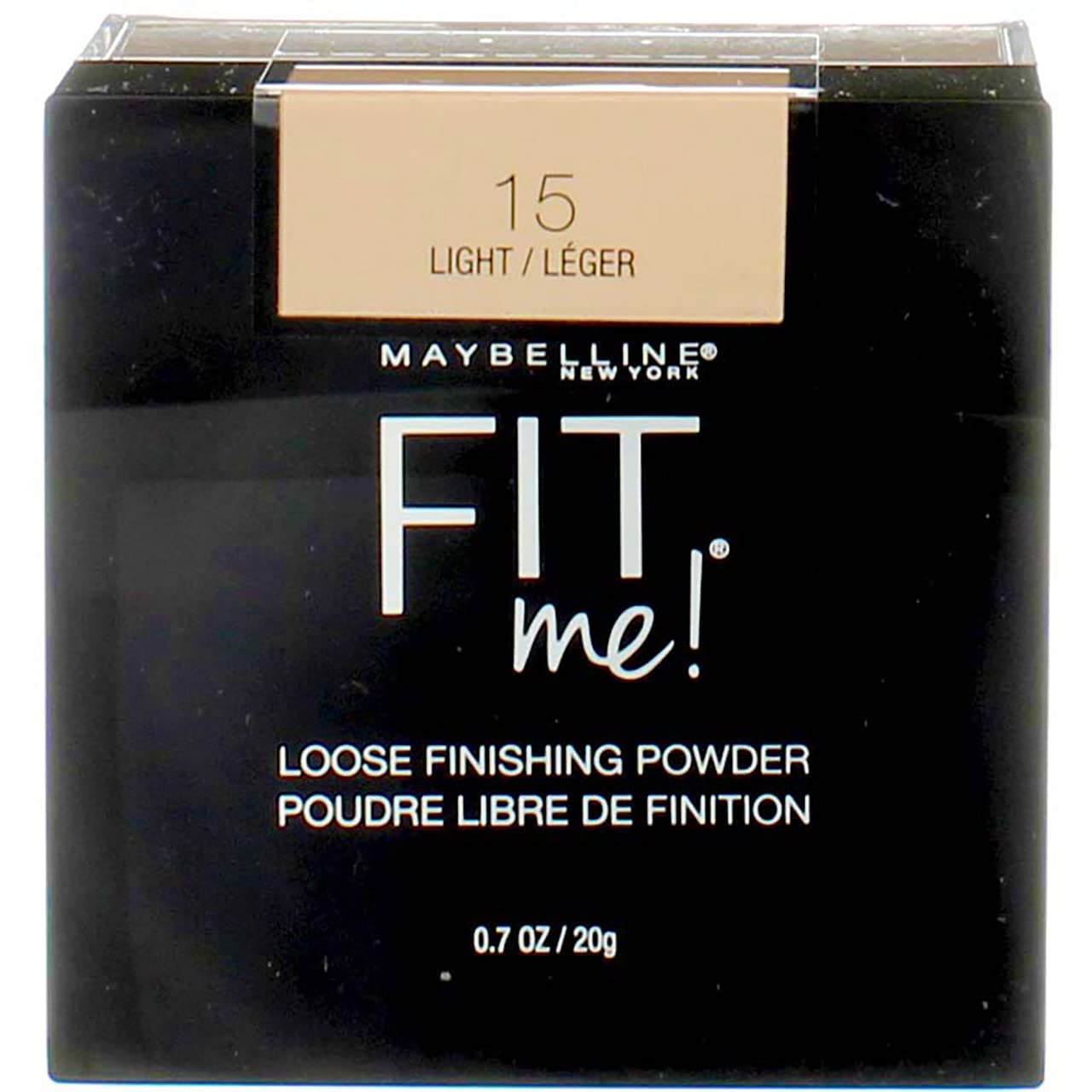 Maybelline New York Maybelline Fit Me Loose Finishing Powder, 15 Light, 0.7 oz (Pack of 2)