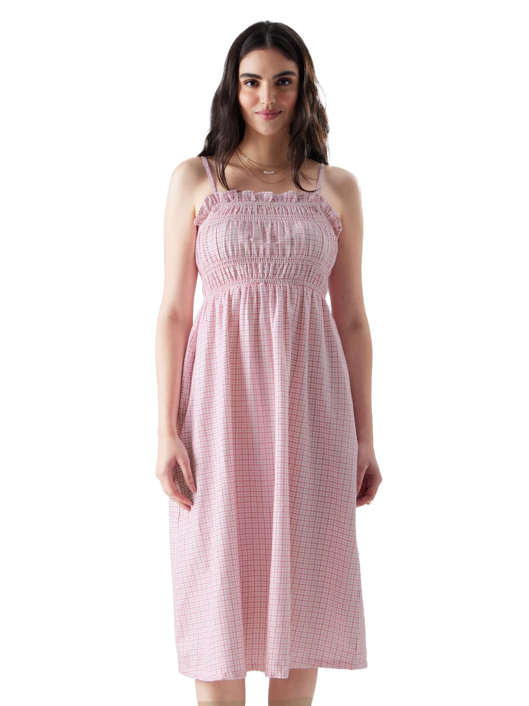 The Souled Store Original Cotton Candy Women Dresses Pink