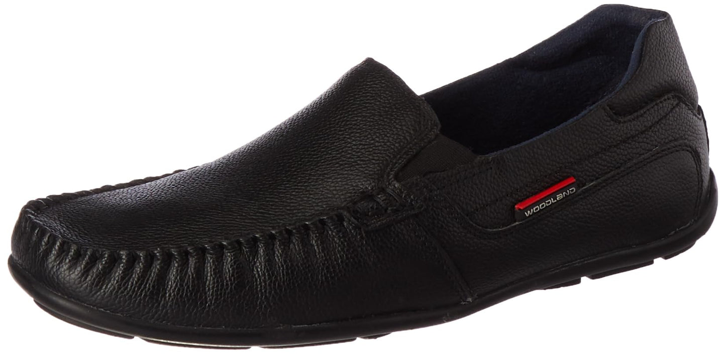 Woodland Men's Black Leather Casual Shoe-10 UK (44 EU) (GC 4430022)