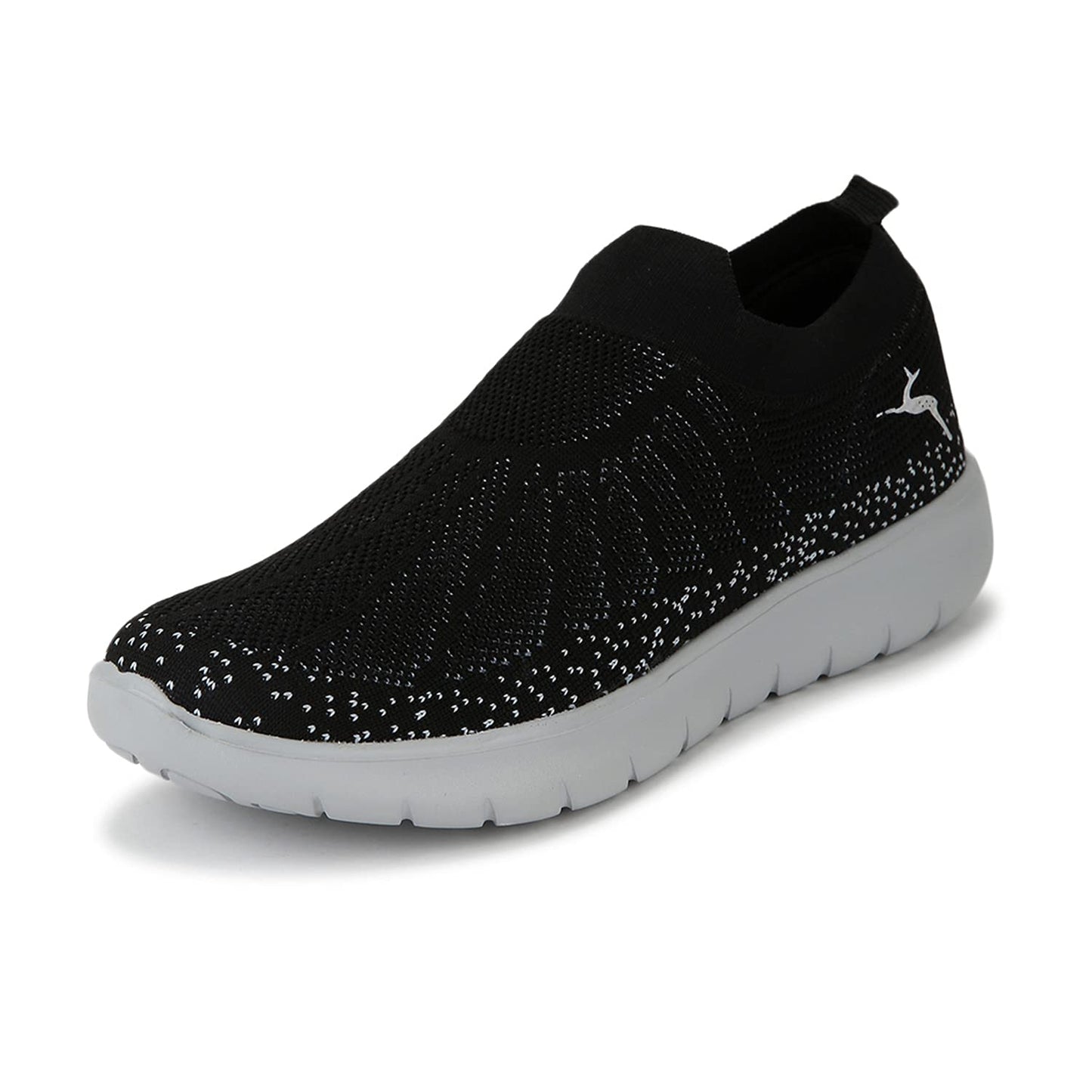 Marc Loire Women's Lightweight Athleisure Knitted Active Wear Slip-On Sneaker Shoes for Sports, Athletics, and Walking (Black, Numeric_3)