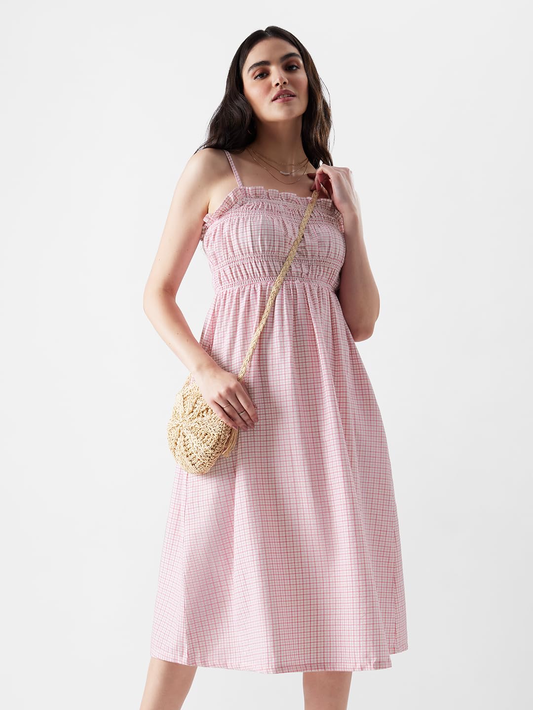 The Souled Store Original Cotton Candy Women Dresses Pink