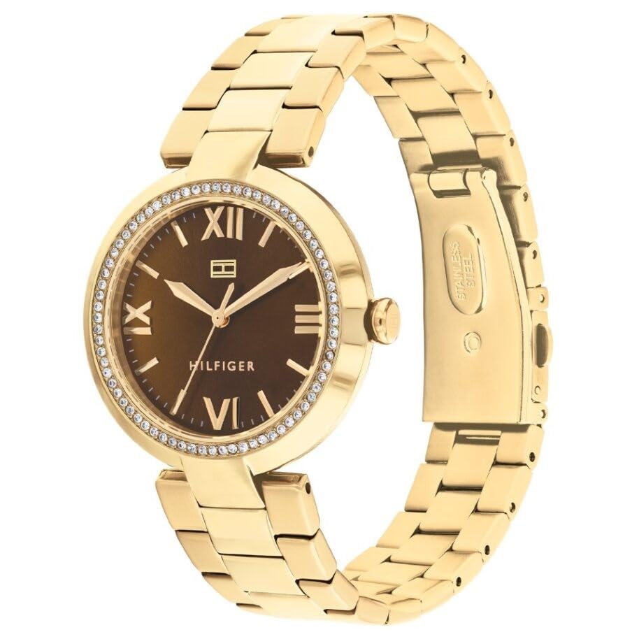 Tommy Hilfiger Analog Brown Dial Women's Watch