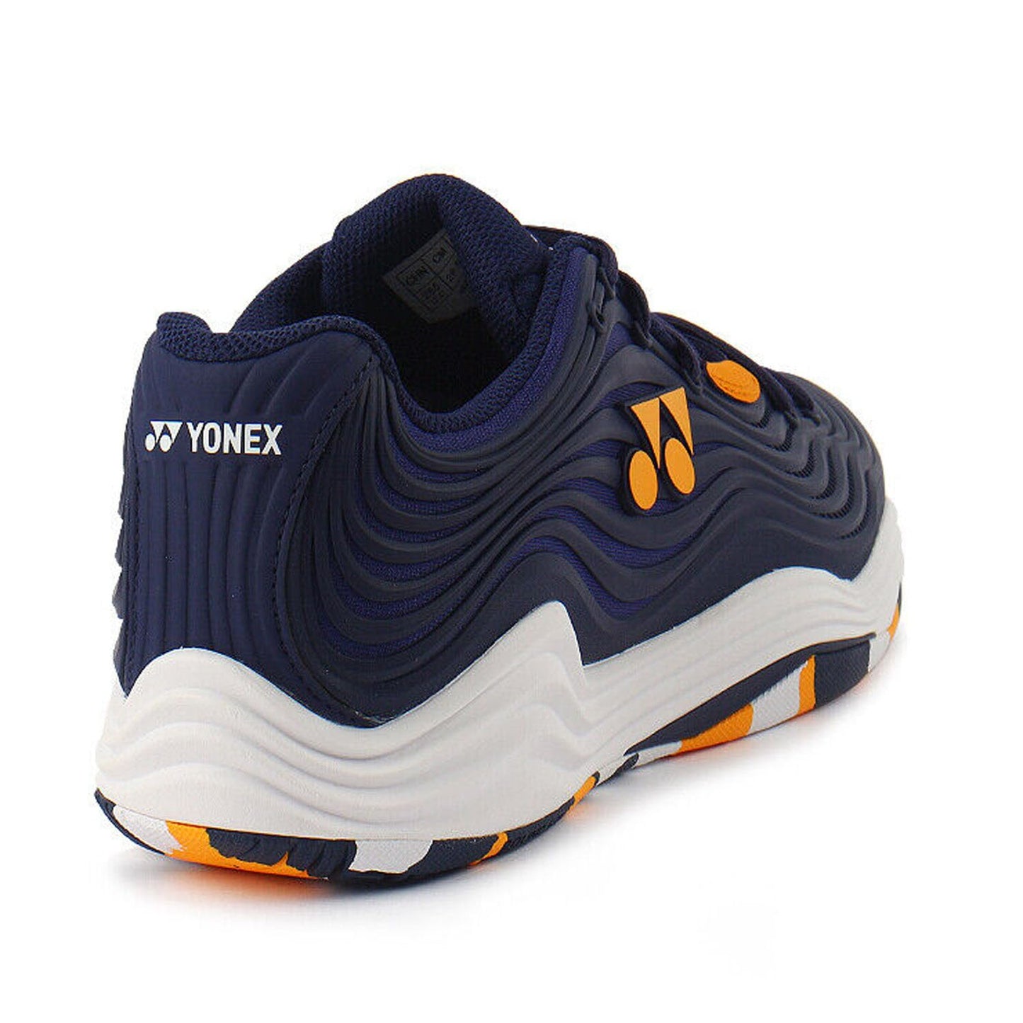 Yonex Power Cushion Fusionrev 5 Clay Tennis Shoe, Navy/Orange