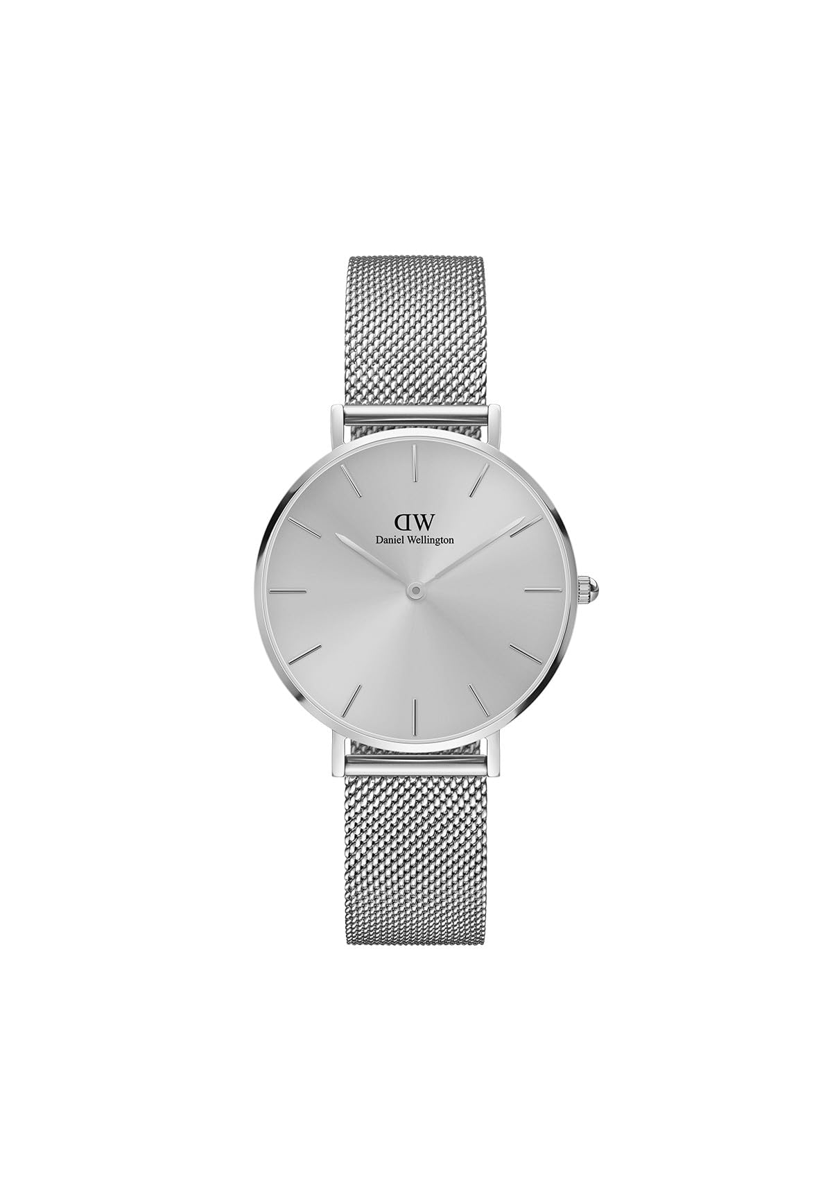 Daniel Wellington Petite Unitone Silver Mesh Strap Silver Dial Unisex Watch (36mm)