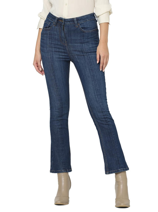 VERO MODA Women's Regular Jeans (10314776-Spectrum Blue_Spectrum