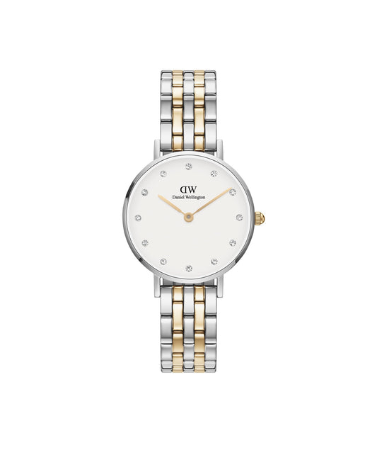 Daniel Wellington Petite Lumine 28 5-Link White Women Analogue Watch