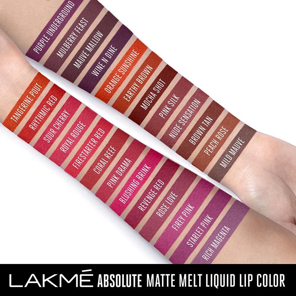 LAKMÉ Lipstick Wine N Dine (Matte)