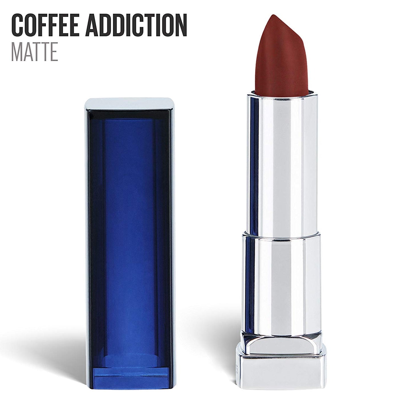 Maybelline New York Color Sensational Nude Matte Lipstick (Coffee Addiction, 0.15 Ounce) - 2 Pack