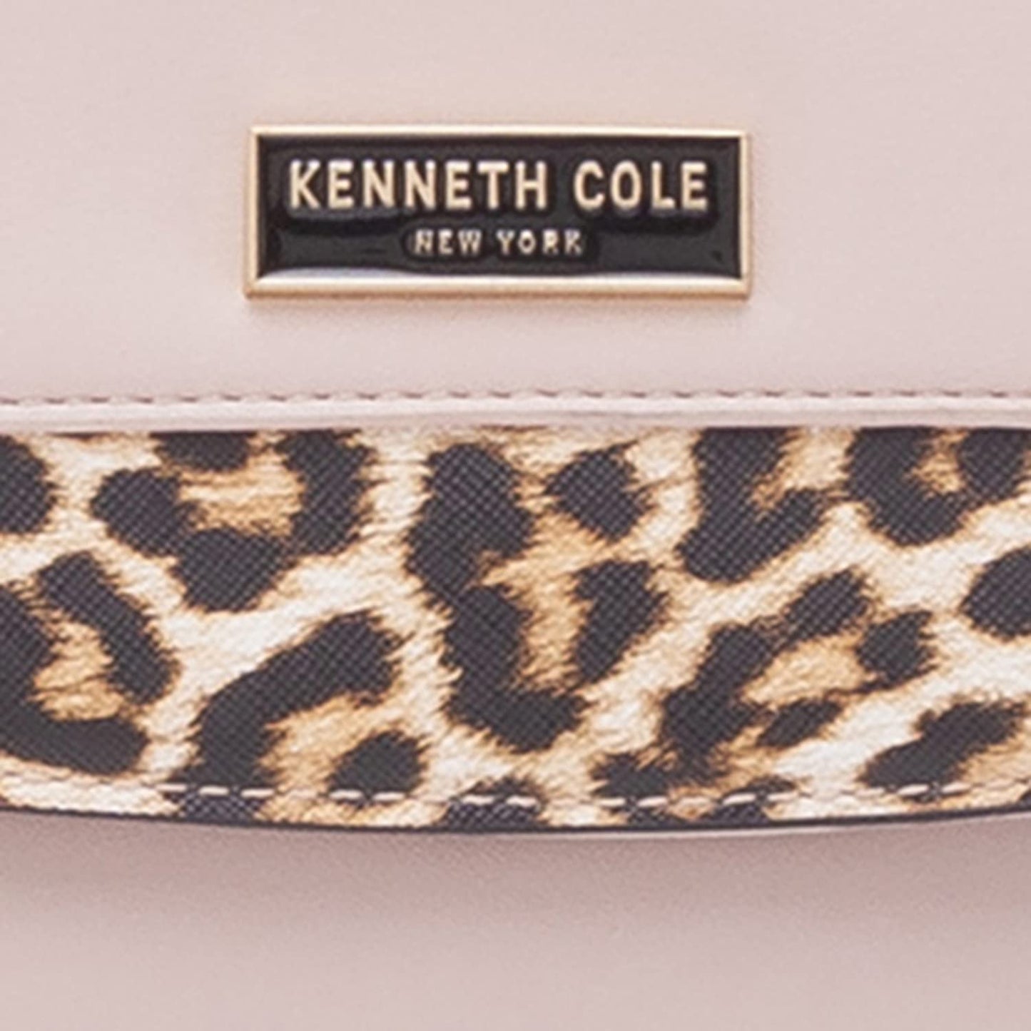 KENNETH COLE NUDE LEOPARD SLING BAG