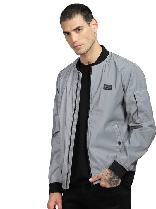 Jack & Jones Men's A-Line Coat (186543001- Grey_2XL)