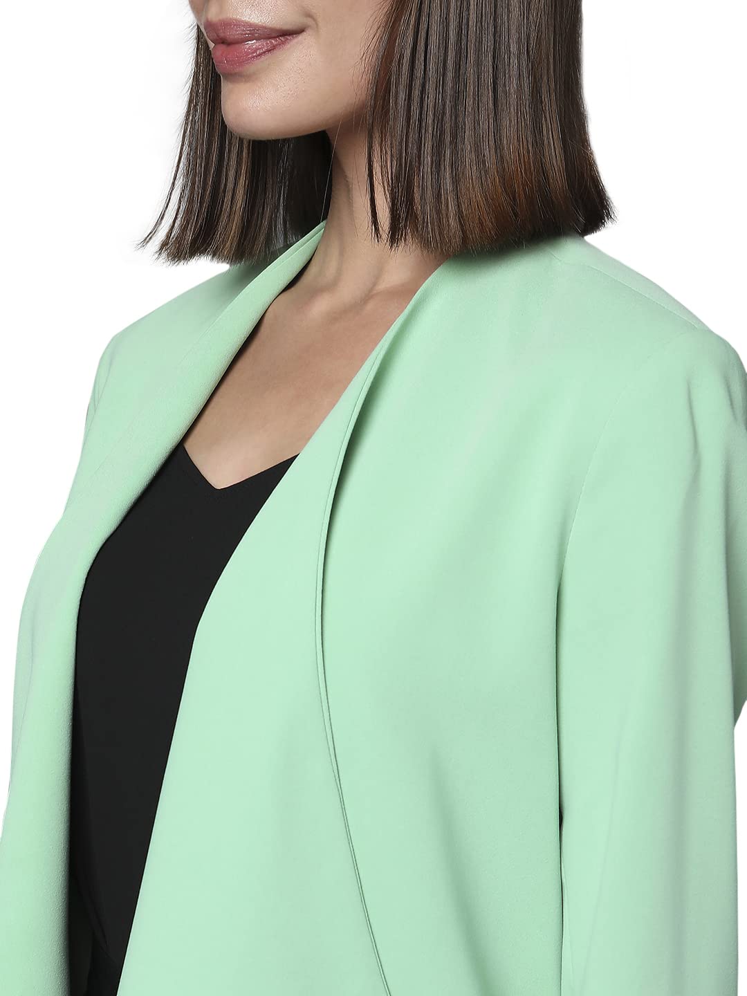 Vero Moda Women's Regular Blazer (Light Grass Green)