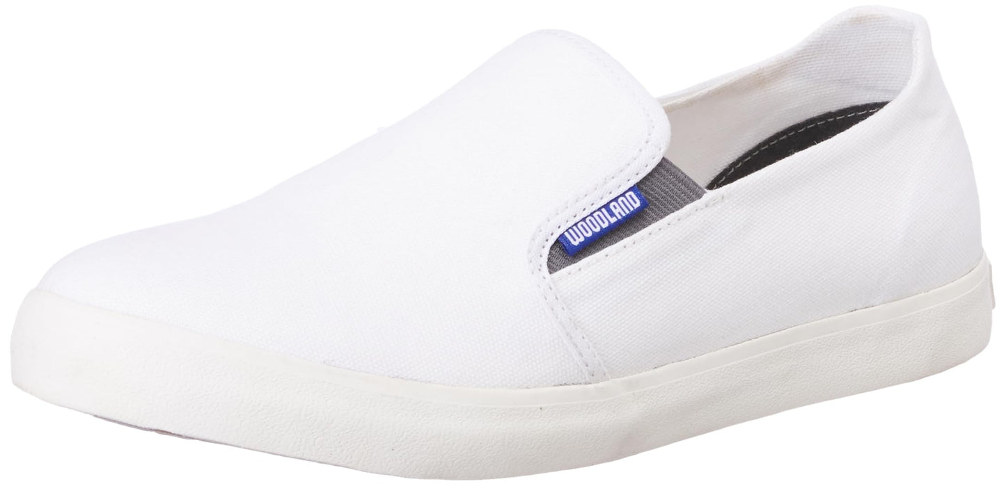 Woodland Men's White Leather Casual Shoe-9 UK (43 EU) (GC 4210121C)