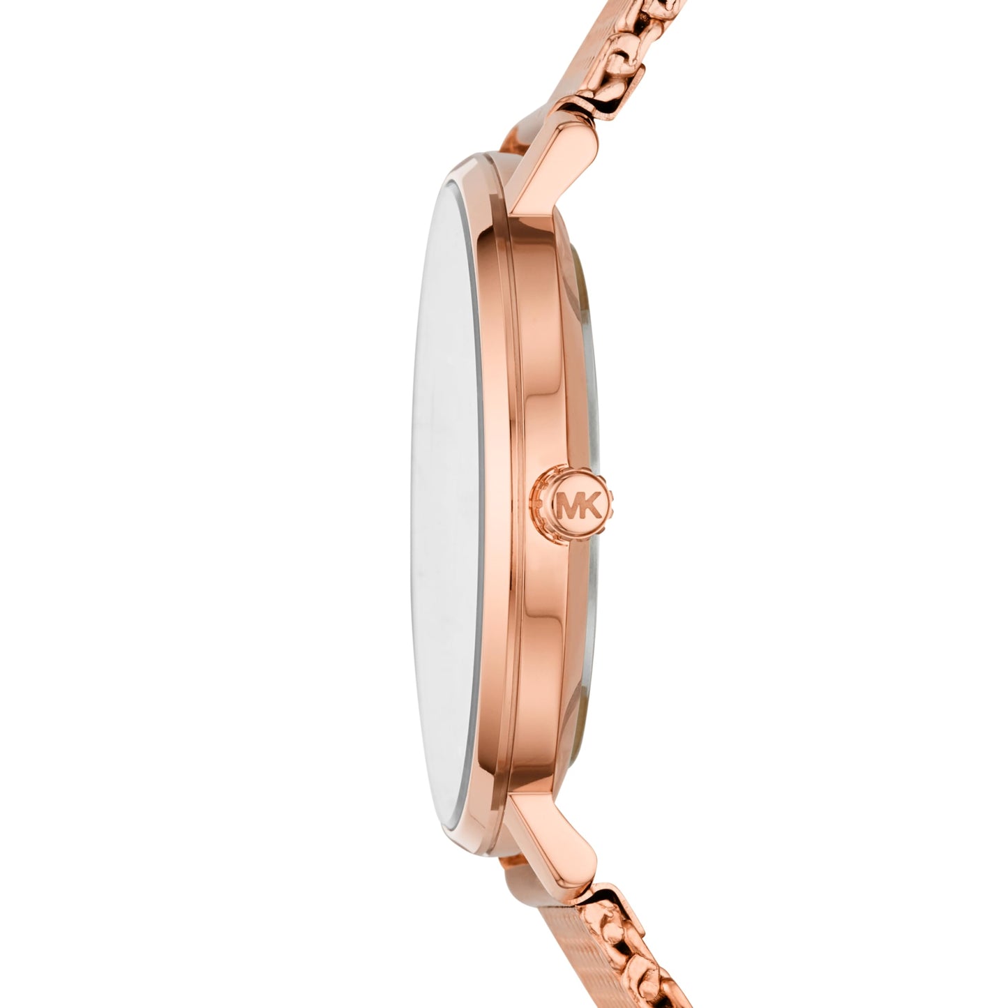 Michael Kors Analog Gold Dial Women's Watch Stainless Steel, Rose Gold Strap