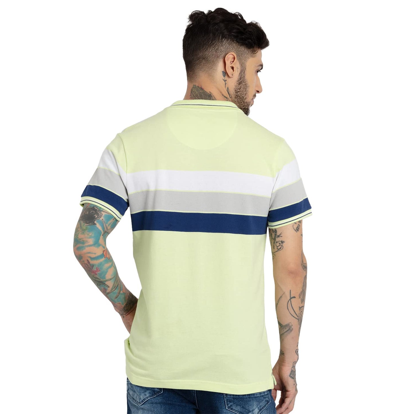 Status Quo Men's Regular Fit T-Shirt (SQ-CL-23051- Green