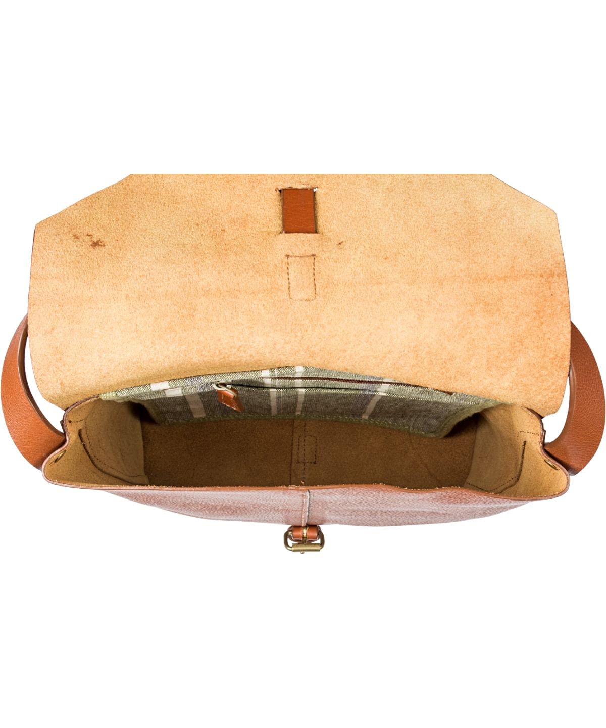 Hidesign Leather 26 cms Brown Messenger Bag (Bridges 02)