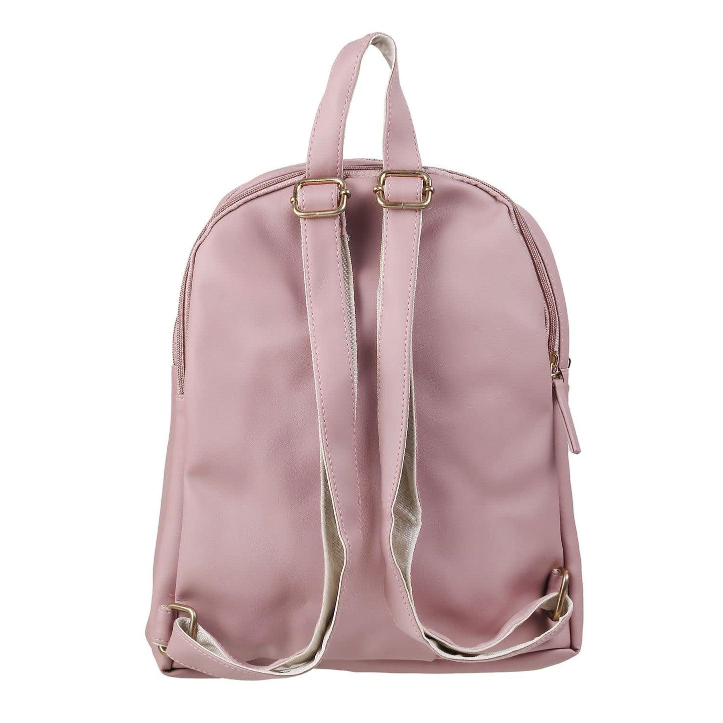 MOCHI Womens Synthetic Pink Backpack (One Size)