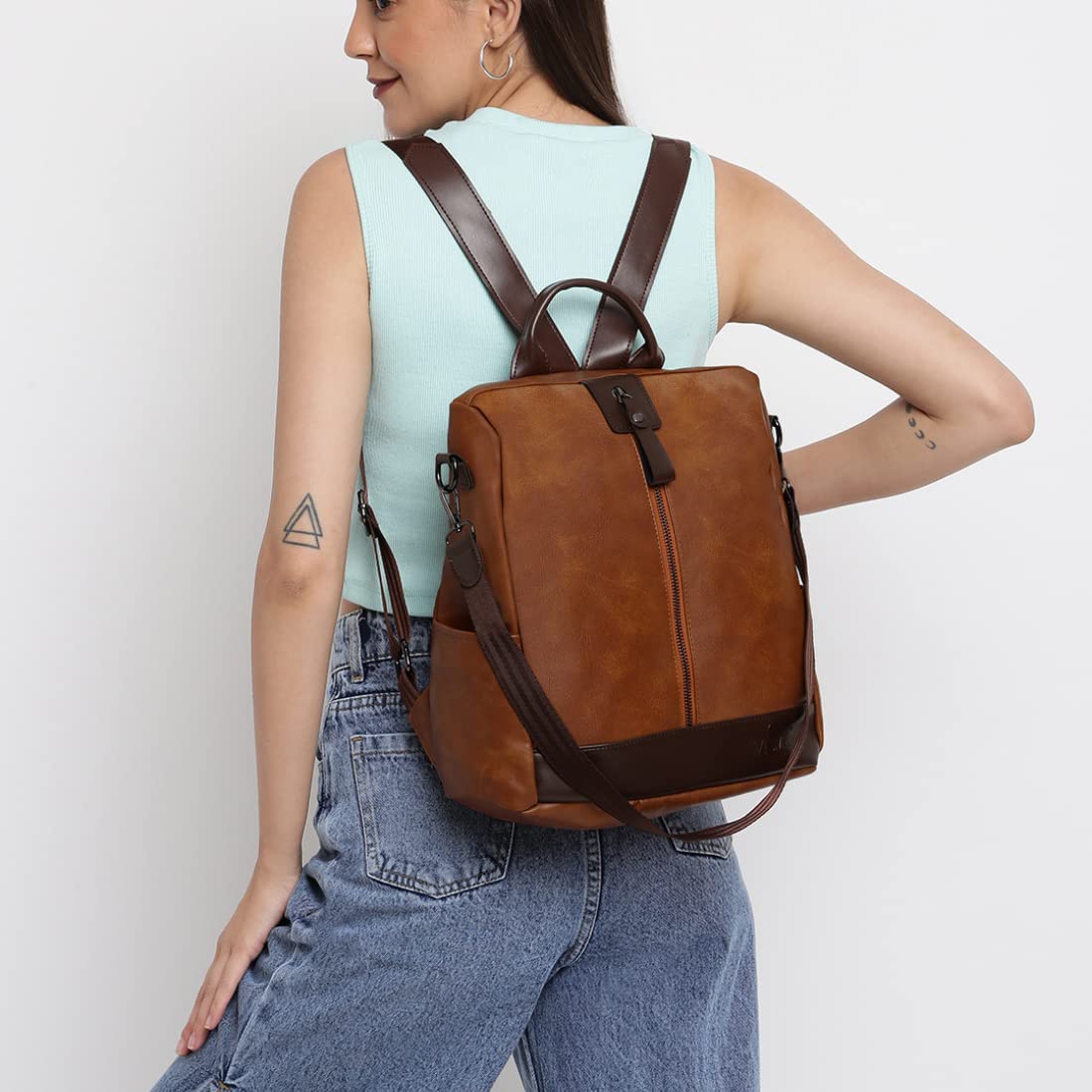 Myntra fashion leather bags