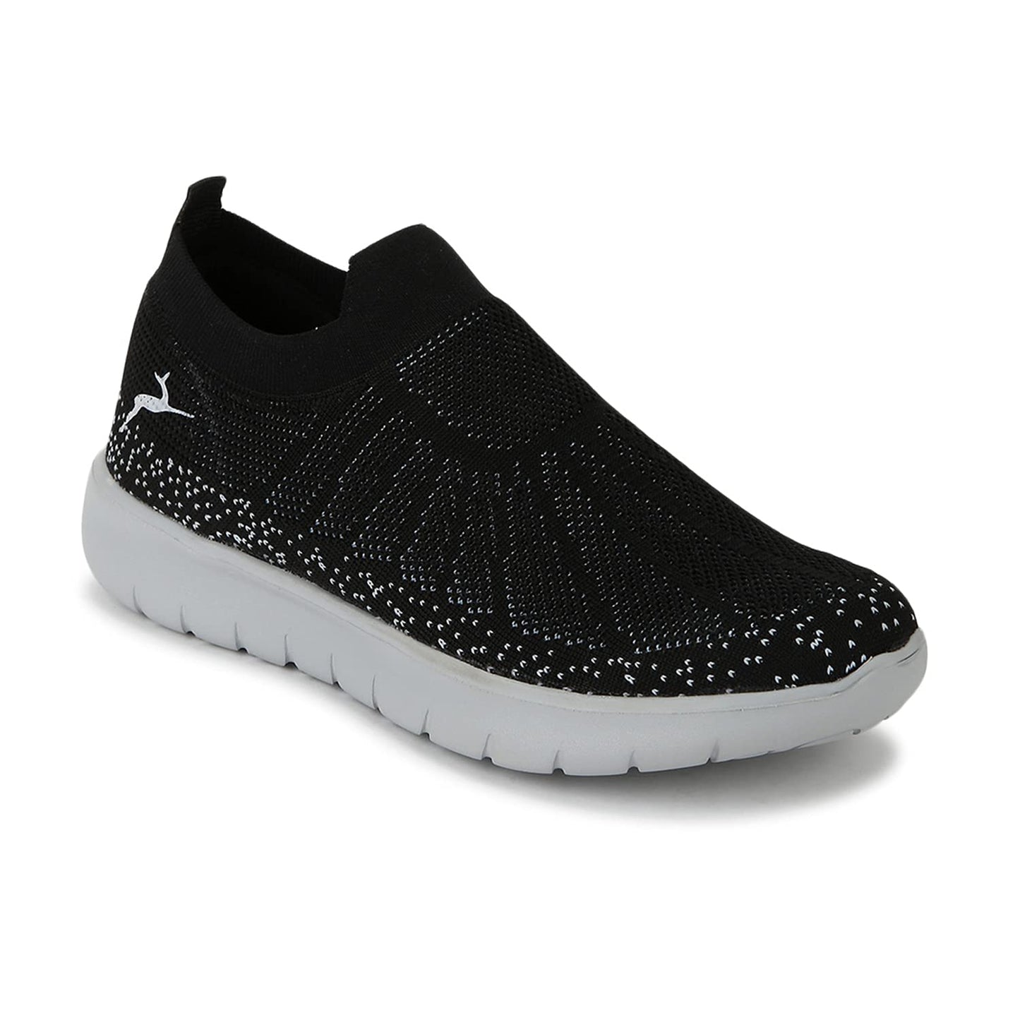 Marc Loire Women's Lightweight Athleisure Knitted Active Wear Slip-On Sneaker Shoes for Sports, Athletics, and Walking (Black, Numeric_3)