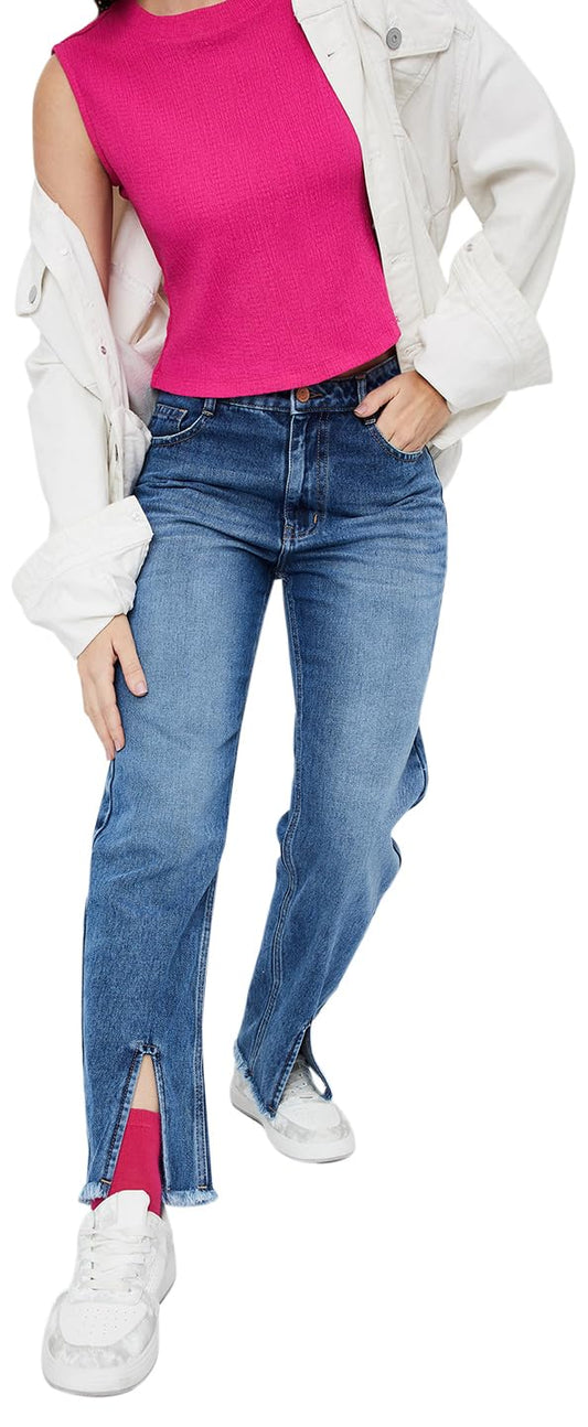 Max Women's Regular Jeans (DALLAS3DMID Blue_MID