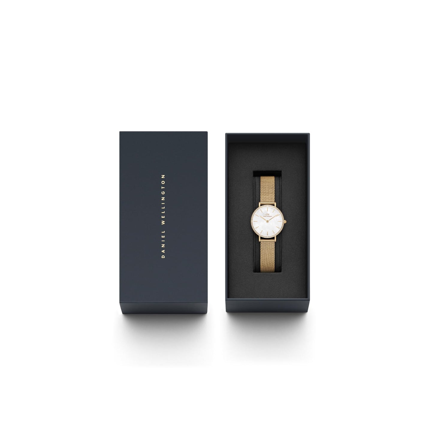 Daniel Wellington Women Analogue Mother of Pearl White Round Dial Watch- DW00100662K