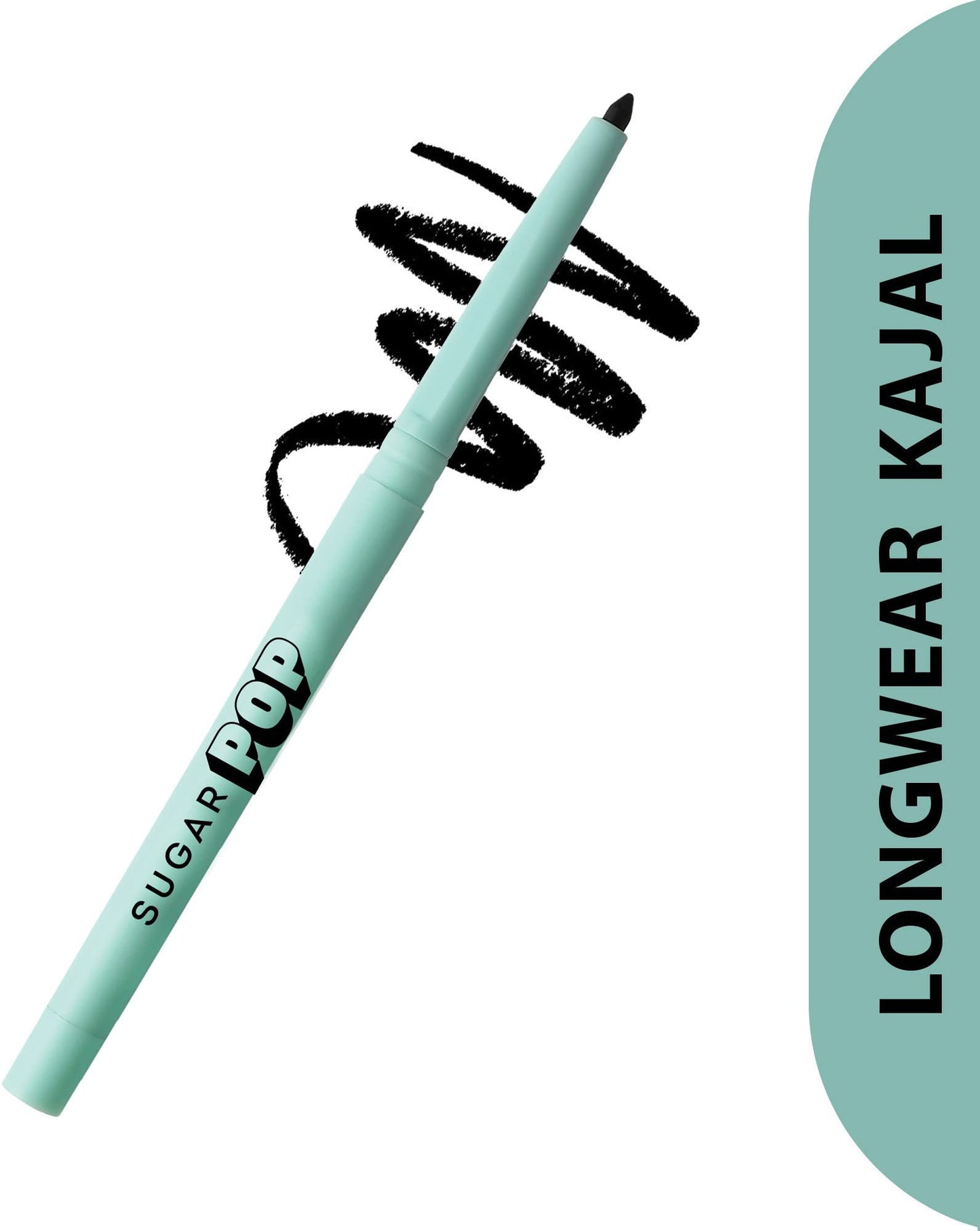 SUGAR POP Complete Matte Kajal Kit-01 Black Kajal+02 Blue Kajal+03 Brown Kajal | Long Lasting l Lasts up to 16 Hours