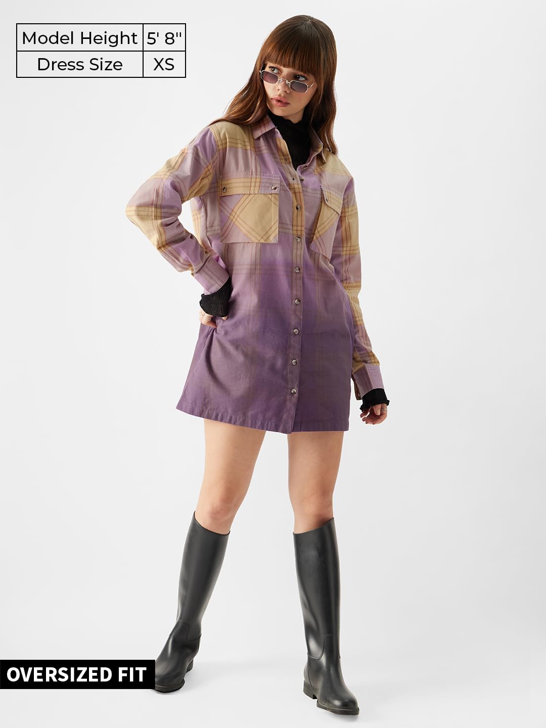 The Souled Store|Purple (Tie Dye)|Women Dresses