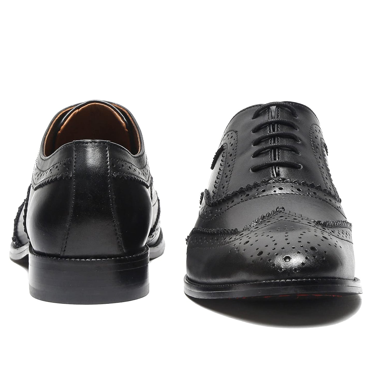 Buy LOUIS STITCH Men's Style Devils Black Derby Shoes Handmade