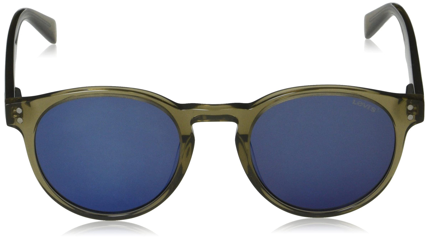 Levi's Timeless Men's Non-Polarized Panthos (Tea Cup) Eco Pmma Mud Plastic Sunglasses