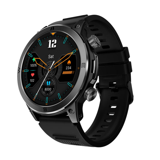 Noise Newly Launched Endeavour Sturdy Design 1.46" AMOLED Display Smart Watch, BT Calling, SoS Technology, Rapid Health & 100+ Sports Modes- (Jet Black)