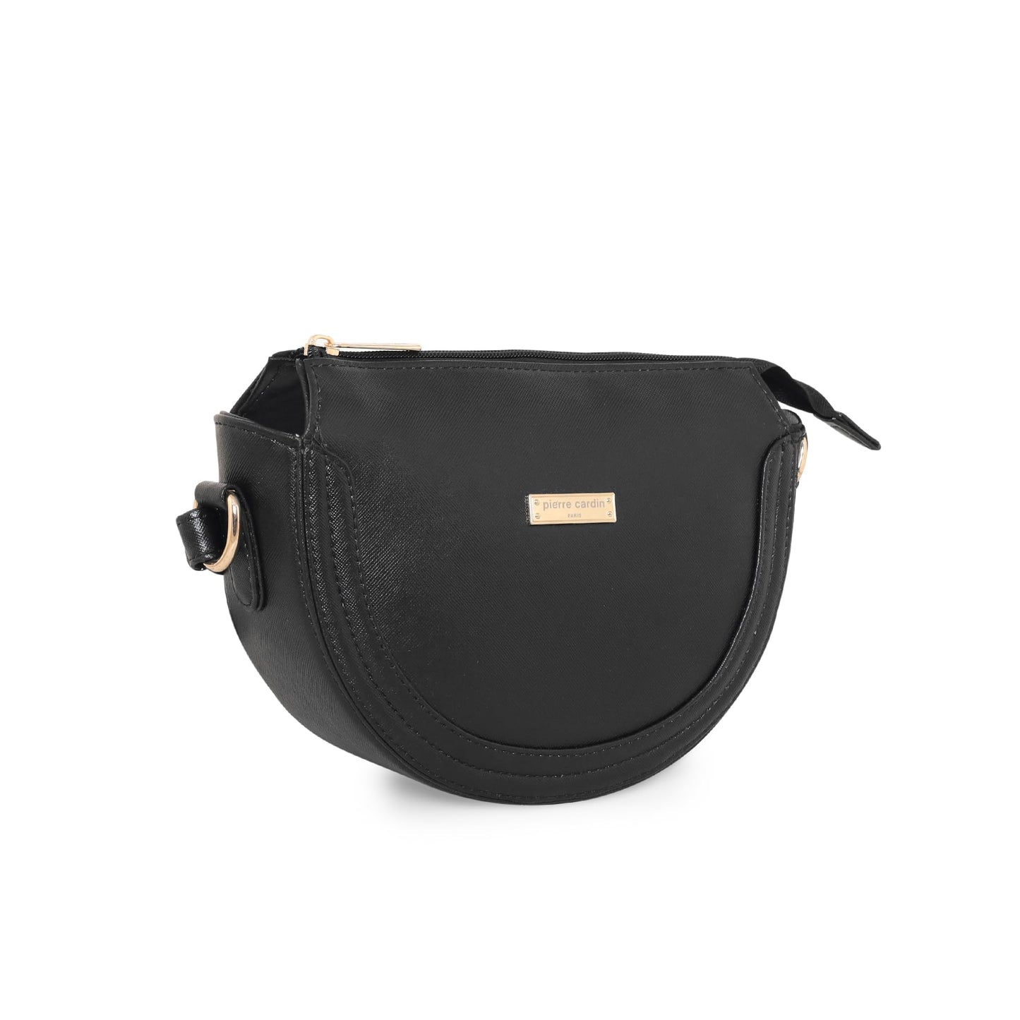 Pierre Cardin Sling Bag for Women and Girls | Cross Body Bag with Spacious Compartment | Stylish Side Bag For Women, Black